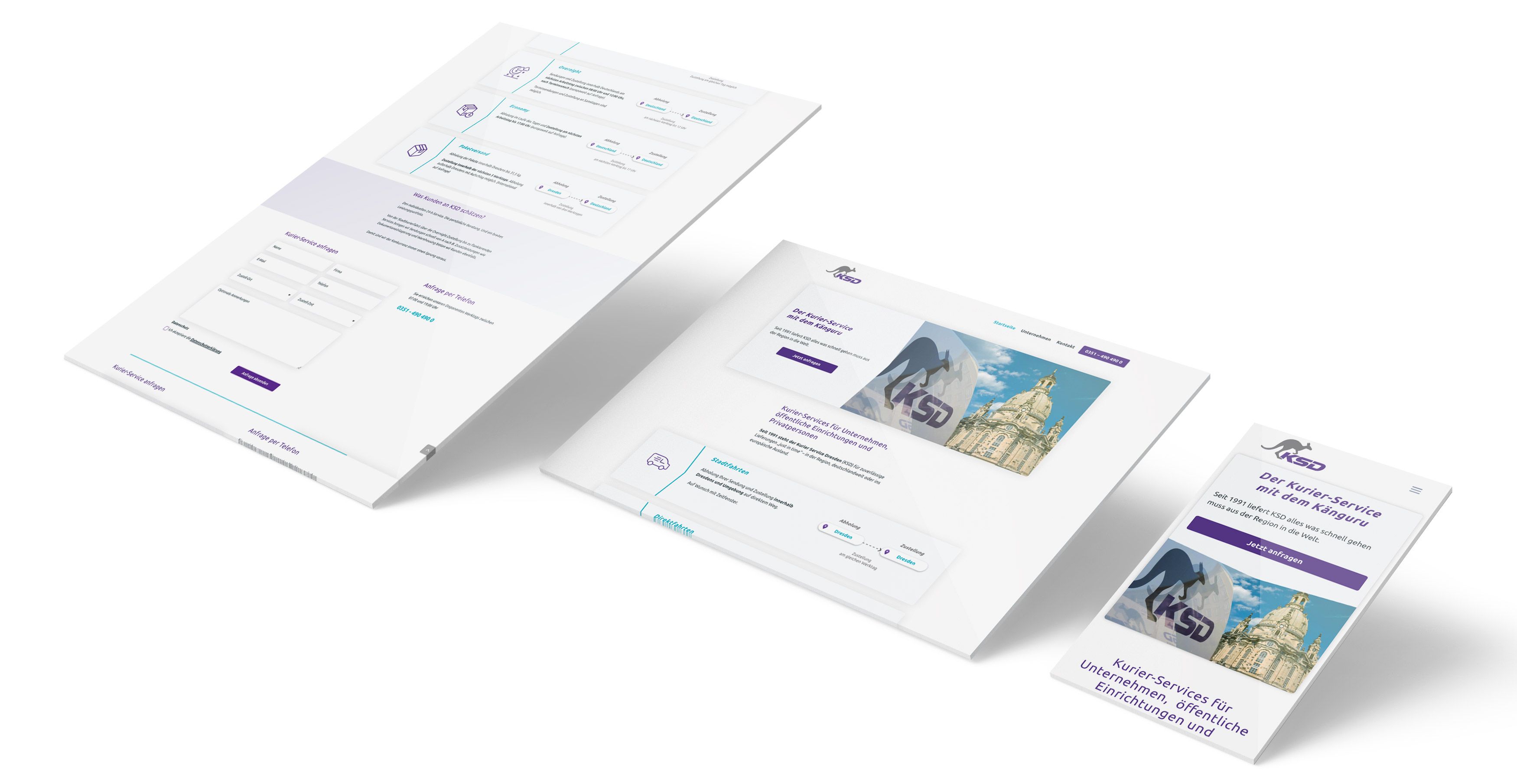 Kurier Modern Website