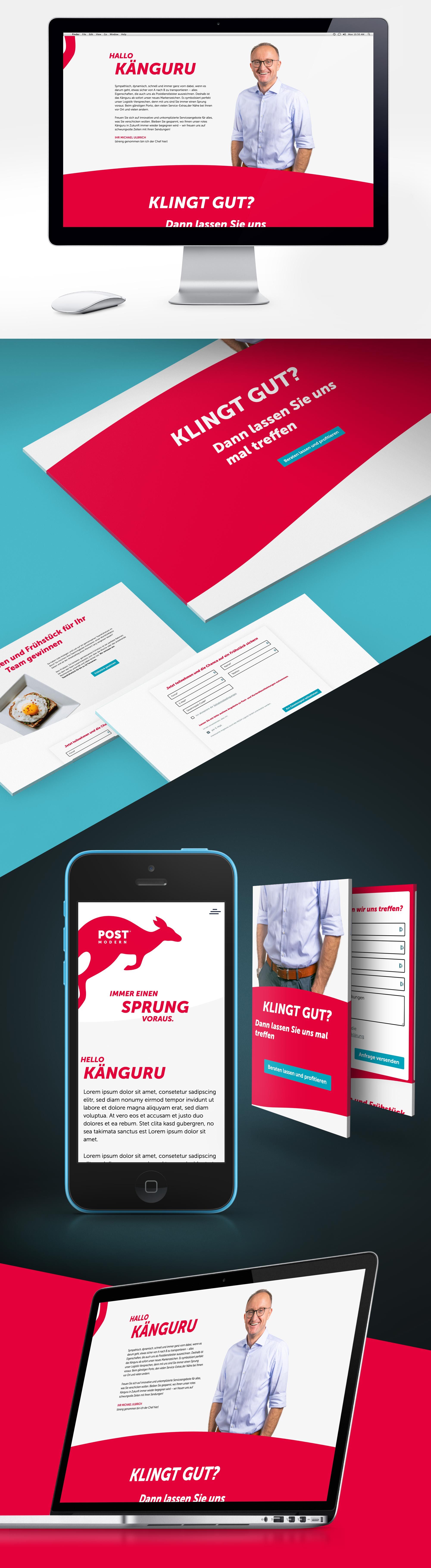 landingpage postmodern