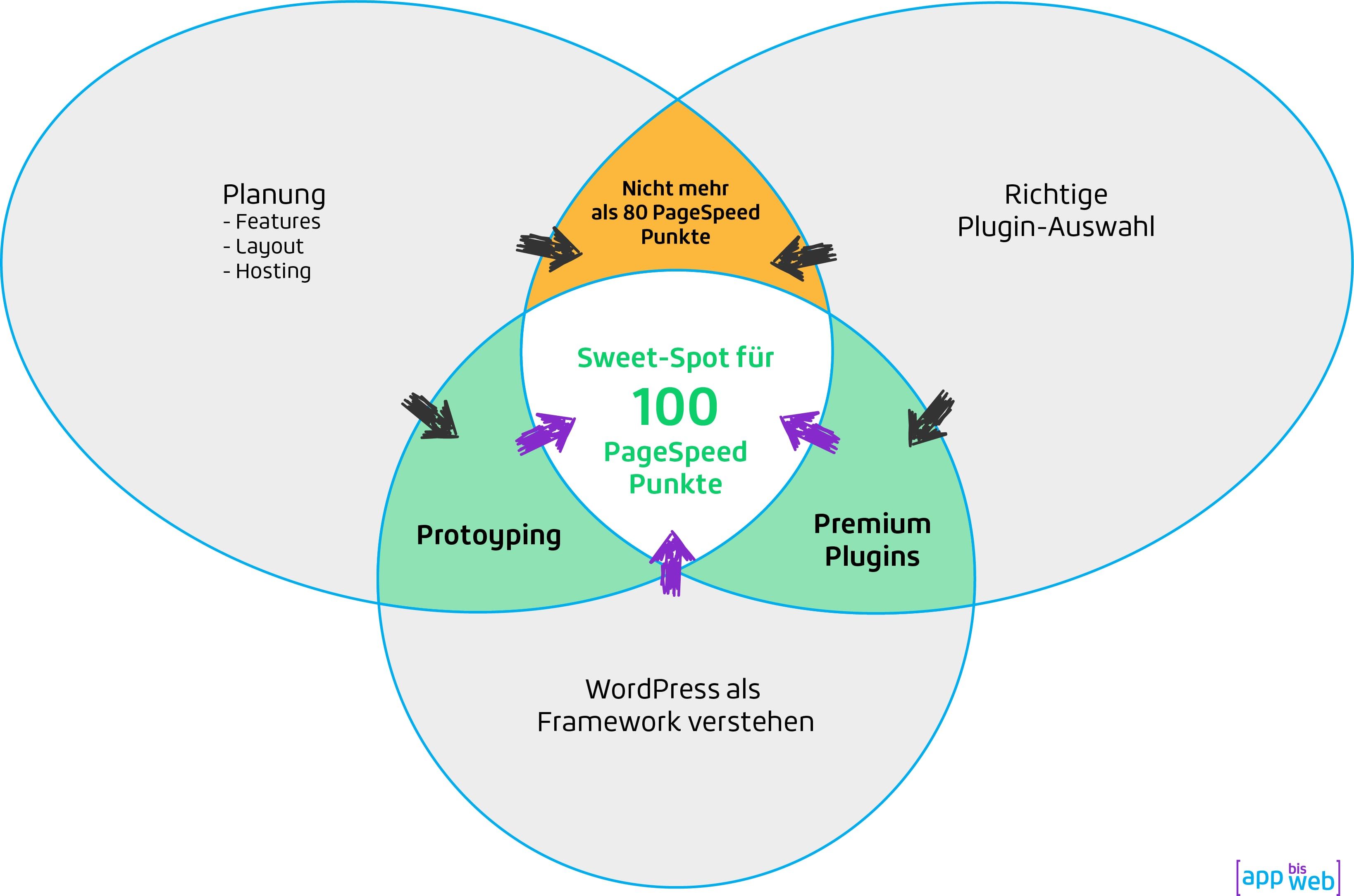 wordpress plugins pagespeed punkte